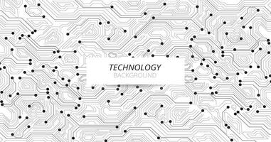 Circuit board electronic hi-tech pattern. vector