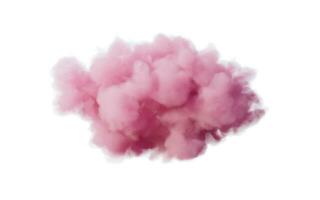 Isolated soft cloud, 3d rendering. photo