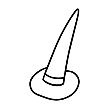 häx hatt illustration png