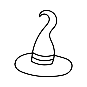 häx hatt illustration png