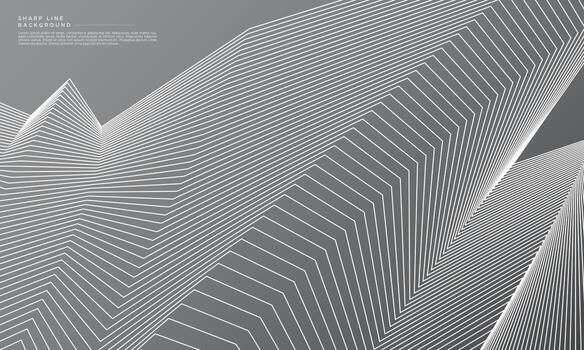 Modern flow line sharp abstract background. Dynamic technology line background. vector
