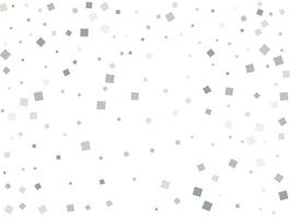 Silver square confetti. Vector illustration.