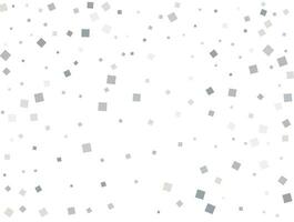 Silver square confetti. Vector illustration.