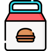 fast food illustration design png