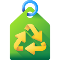 eco tag illustration design png