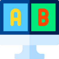 AB testing illustration design png