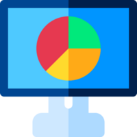 Data visualization illustration design png