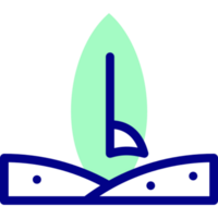 diseño de icono de tabla de surf png