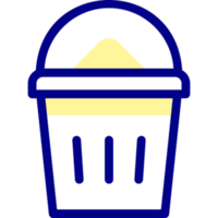 Sand bucket icon design png