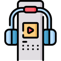 audio guide illustration design png