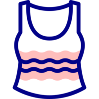 diseño de icono de camiseta sin mangas png