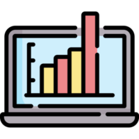 Statistics illustration design png