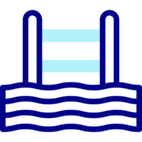 conception d'icône de piscine png