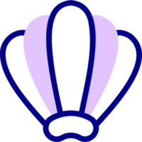 diseño de icono de concha png