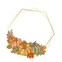 Autumn, Thanksgiving Floral Border png