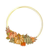 Autumn, Thanksgiving Floral Border png