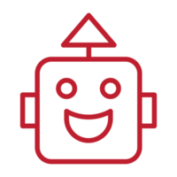 leende robot uttryckssymbol png