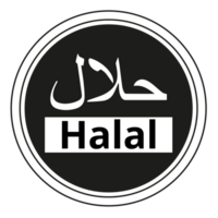 halal logo Aan een transparant achtergrond png