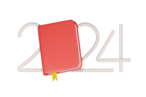 2024 livre Nouveau année png