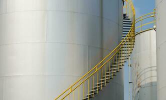 Storage tank with ladder photo