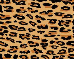 Leopard print pattern seamless background and printing or home decorate and more. vector