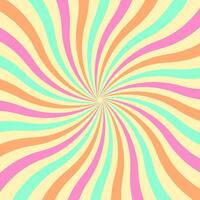 Abstract Background Retro Sunburst vector