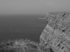 the island of Helgoland in the north sea photo