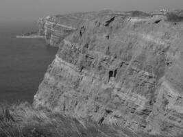 the island of Helgoland in the north sea photo