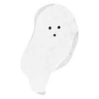 Ghost cartoon drawing for Halloween decor png