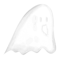 Ghost cartoon drawing for Halloween decor png