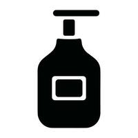 Bottle Liquid Soap Icon vector