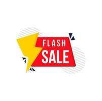 flash sale concept illustration  simple template post icon for media secila background. flash sale business vector design.