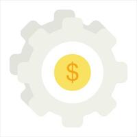 finance management flat icon design style vector