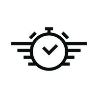 Fast Clock Vector Icon, Fast Service Icon, Quick And Speedy Face Clock, Fast Delivery Sign Vector With Timer, Time Management System, Timely Service, Deadline Concept Business Idea Elements