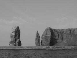 Helgoland island in the north sea photo