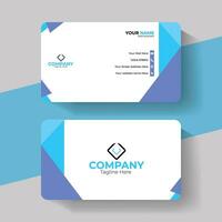 Modern and clean professional business card template vector