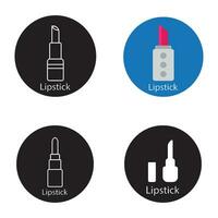 lipstick icon vector