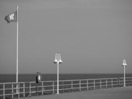 isla de helgoland en el mar del norte foto