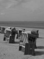 isla langeoog en el mar del norte foto