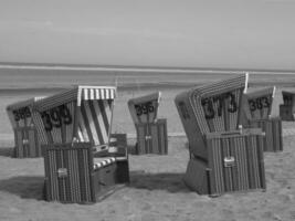 the island of Langeoog in germany photo