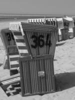 the island of Langeoog in germany photo