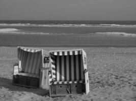 the island of Langeoog in germany photo