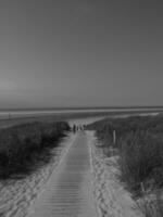 the island of Langeoog in germany photo