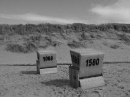 island in the german north sea photo