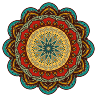 Retro Indian Ethnic Mandala Design png