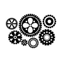 Gear Icon Vector. Engineering illustration sign. Cogwheel symbol. Settings logo. vector