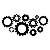 Gear Icon Vector. Engineering illustration sign. Cogwheel symbol. Settings logo. vector