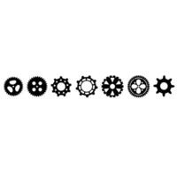 Gear Icon Vector. Engineering illustration sign. Cogwheel symbol. Settings logo. vector