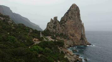 ein Cliff im Sardegna video