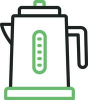 Electric Kettle Icon Image. vector